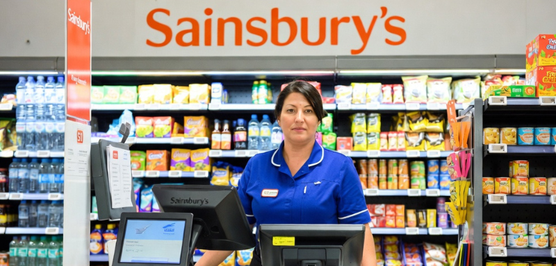 Sainsbury's attendant.